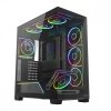 MODECOM Obudowa PC VOLCANO STELLAR PLUS ARGB MIDI 8F Czarna